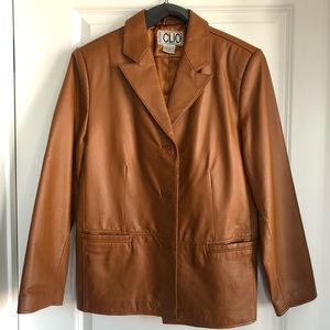 Retro-Style Leather Jacket